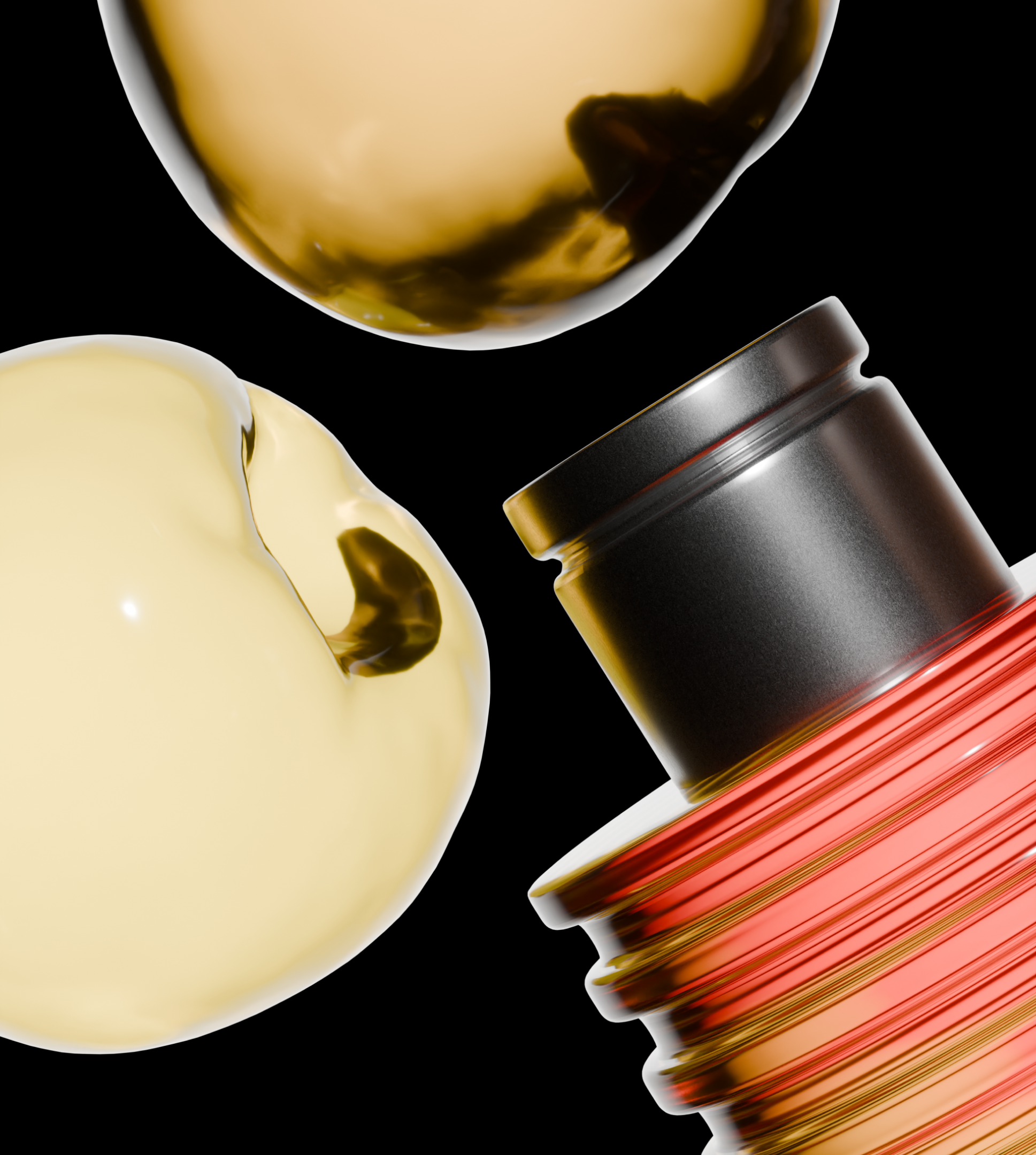 Arctic perfume detail visual