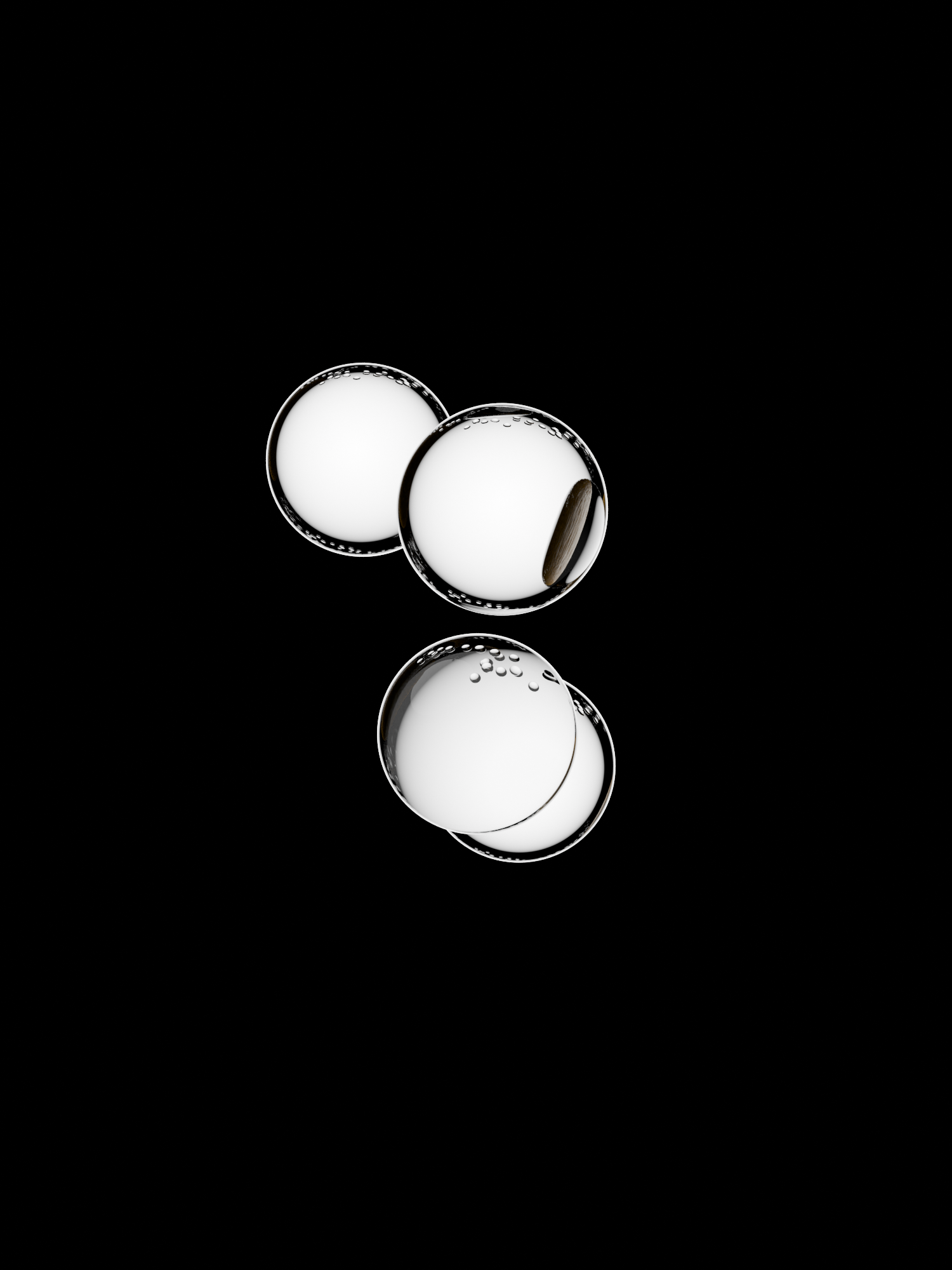 Kello product render with bubbles